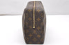 Auth Louis Vuitton Monogram Trousse Toilette 28 Clutch Hand Bag M47522 LV 3768K