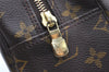 Auth Louis Vuitton Monogram Trousse Toilette 28 Clutch Hand Bag M47522 LV 3768K