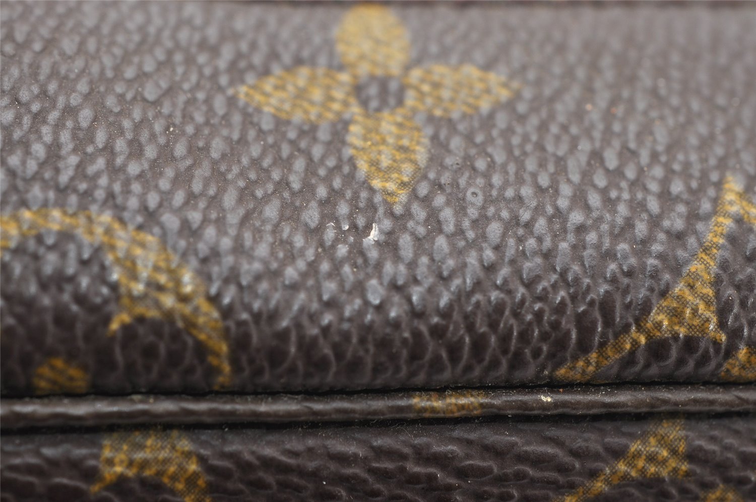 Auth Louis Vuitton Monogram Trousse Toilette 28 Clutch Hand Bag M47522 LV 3768K