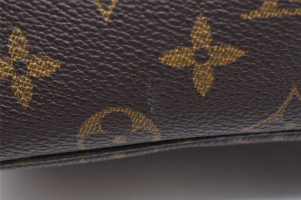 Auth Louis Vuitton Monogram Trousse Toilette 28 Clutch Hand Bag M47522 LV 3768K