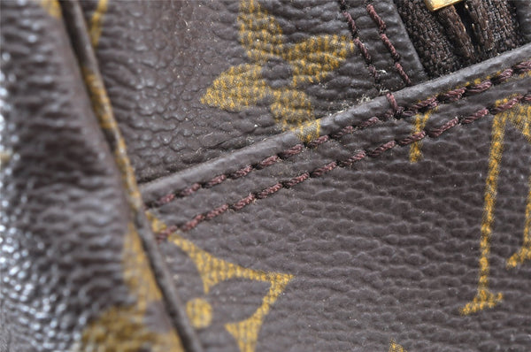 Auth Louis Vuitton Monogram Trousse Toilette 28 Clutch Hand Bag M47522 LV 3768K