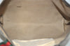 Authentic GUCCI Web Sherry Line GG Plus GG PVC Leather Tote Bag Brown 3769I