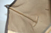 Authentic GUCCI Web Sherry Line GG Plus GG PVC Leather Tote Bag Brown 3769I