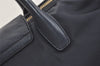 Authentic PRADA Vintage Nylon Tessuto Leather 2Way Shoulder Tote Bag Navy 3770J