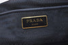 Authentic PRADA Vintage Nylon Tessuto Leather 2Way Shoulder Tote Bag Navy 3770J