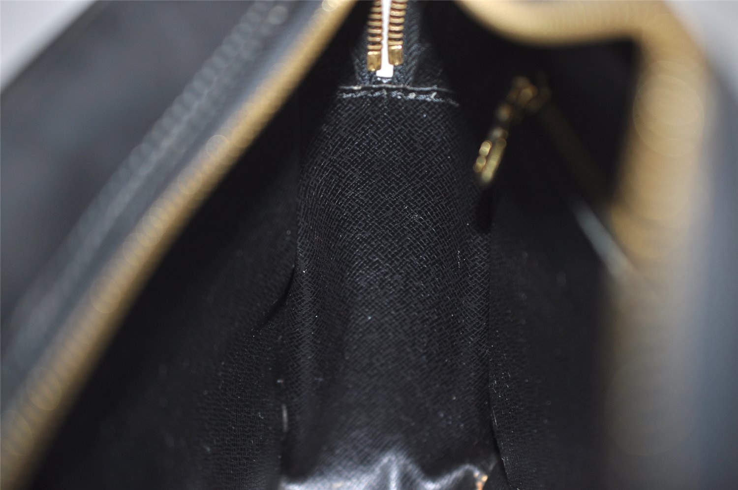 Auth Louis Vuitton Epi Trocadero 27 Shoulder Cross Bag Black M52302 LV 3771J