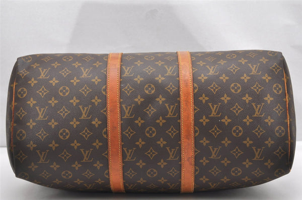 Authentic Louis Vuitton Monogram Keepall 50 Travel Boston Bag M41426 LV 3771K