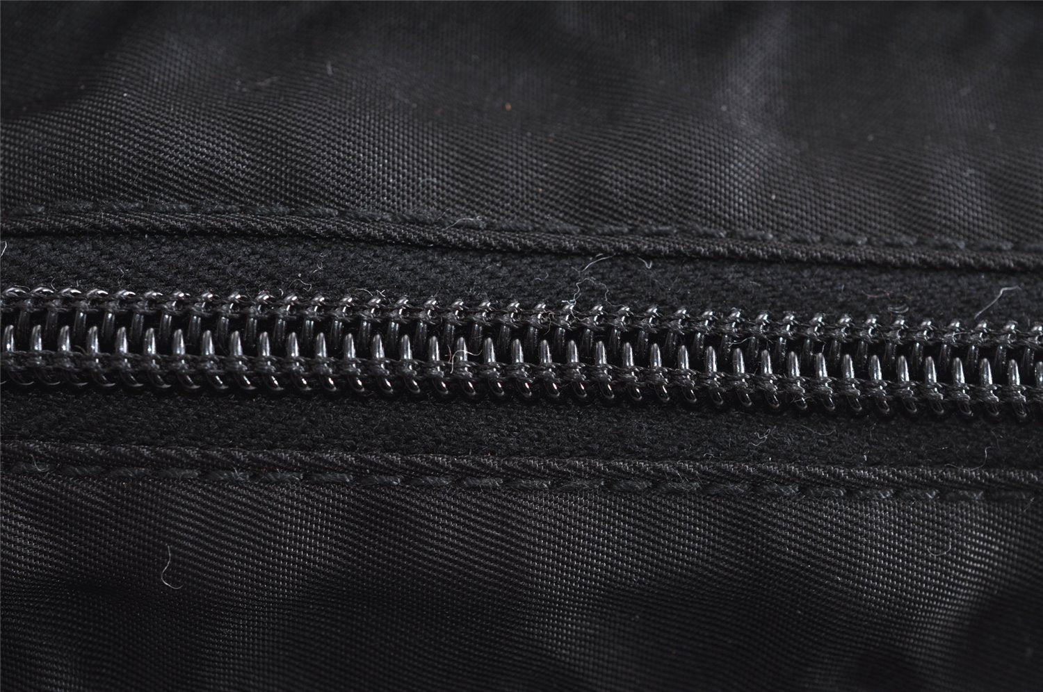 Authentic PRADA Nylon Tessuto Leather Shoulder Cross Body Bag Purse Black 3772J