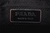 Authentic PRADA Nylon Tessuto Leather Shoulder Cross Body Bag Purse Black 3772J