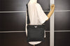 Authentic PRADA Nylon Tessuto Leather Shoulder Cross Body Bag Purse Black 3772J
