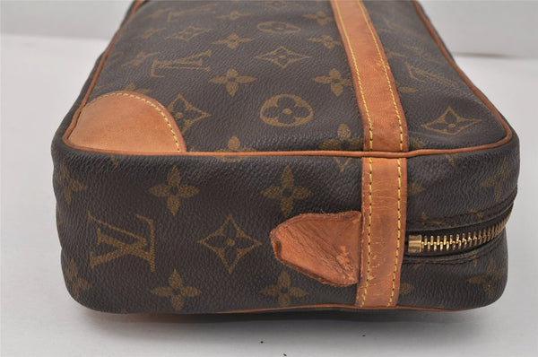 Authentic Louis Vuitton Monogram Compiegne 28 Clutch Hand Bag M51845 LV 3772K