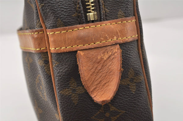 Authentic Louis Vuitton Monogram Compiegne 28 Clutch Hand Bag M51845 LV 3772K