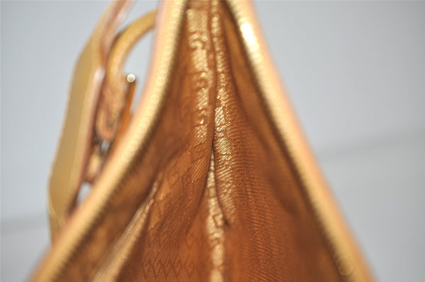 Authentic GUCCI Vintage Shoulder Hand Bag Purse Suede 0014128 Pink 3773J