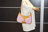 Authentic GUCCI Vintage Shoulder Hand Bag Purse Suede 0014128 Pink 3773J
