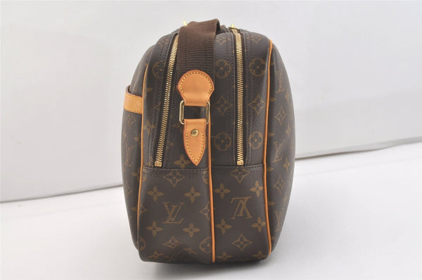 Authentic Louis Vuitton Monogram Reporter GM Shoulder Cross Bag M45252 LV 3775J