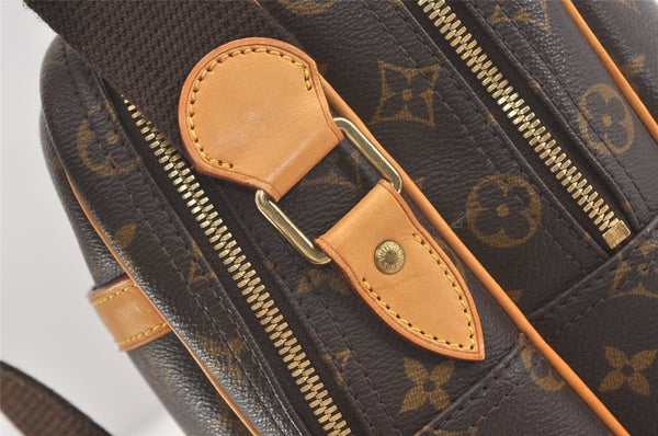 Authentic Louis Vuitton Monogram Reporter GM Shoulder Cross Bag M45252 LV 3775J