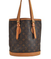 Authentic Louis Vuitton Monogram Bucket PM Shoulder Tote Bag M42238 LV 3776J