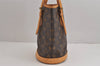 Authentic Louis Vuitton Monogram Bucket PM Shoulder Tote Bag M42238 LV 3776J