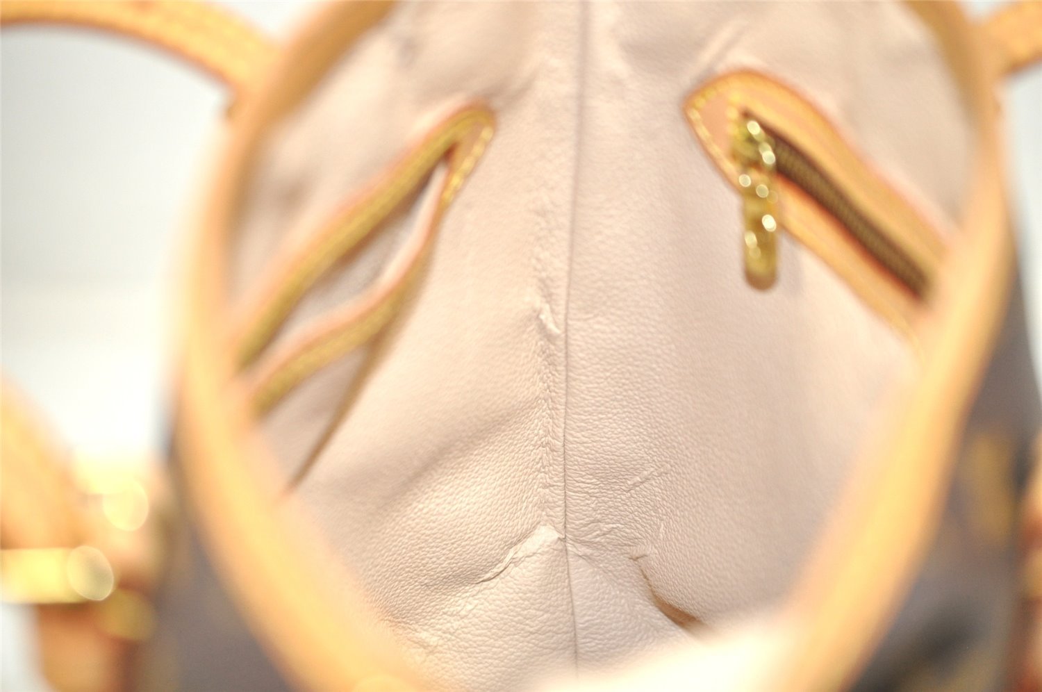 Authentic Louis Vuitton Monogram Bucket PM Shoulder Tote Bag M42238 LV 3776J