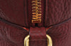 Authentic PRADA Leather Nappa Shoulder Hand Bag Red 3777J