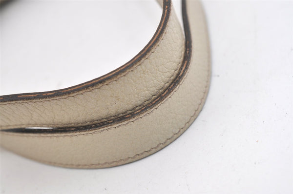 Authentic GUCCI Abbey Shoulder Tote Bag GG Canvas Leather 130736 Brown 3778J