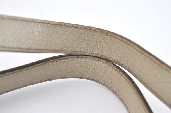 Authentic GUCCI Abbey Shoulder Tote Bag GG Canvas Leather 130736 Brown 3778J