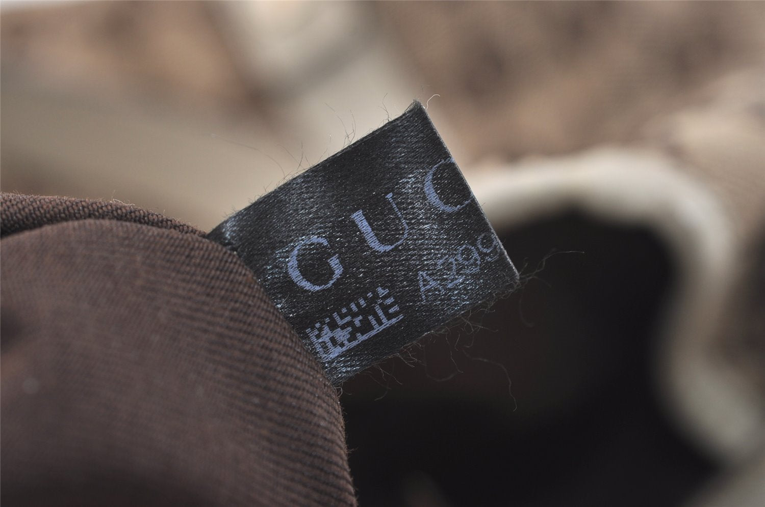 Authentic GUCCI Abbey Shoulder Tote Bag GG Canvas Leather 130736 Brown 3778J