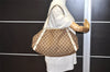 Authentic GUCCI Abbey Shoulder Tote Bag GG Canvas Leather 130736 Brown 3778J