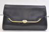 Authentic GUCCI Vintage Shoulder Hand Bag Purse Leather Navy Blue Junk 3778K