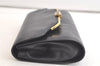 Authentic GUCCI Vintage Shoulder Hand Bag Purse Leather Navy Blue Junk 3778K