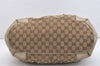 Authentic GUCCI Sukey 2Way Tote Bag GG Canvas Leather 285730 Brown 3779J