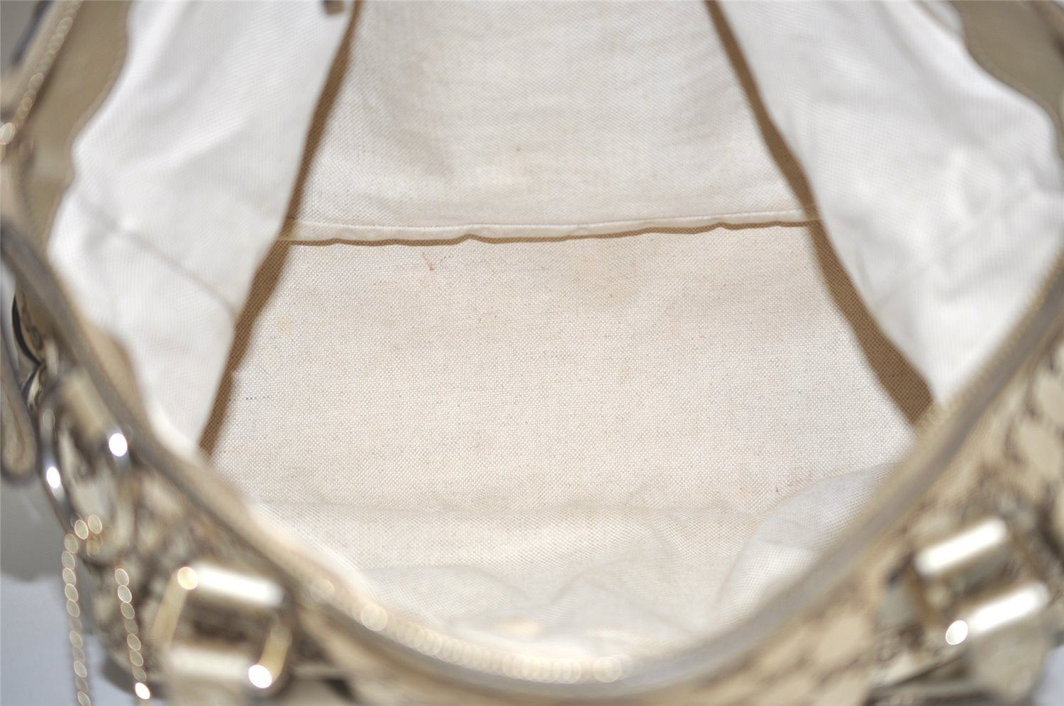 Authentic GUCCI Sukey 2Way Tote Bag GG Canvas Leather 285730 Brown 3779J