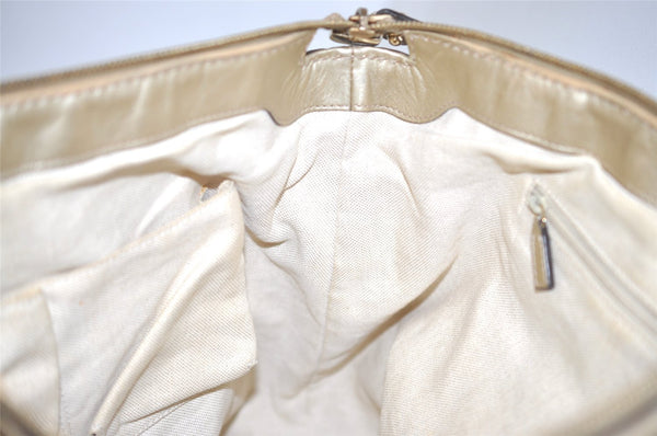 Authentic GUCCI Sukey 2Way Tote Bag GG Canvas Leather 285730 Brown 3779J