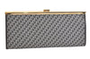 Authentic Christian Dior Trotter Clutch Hand Bag Canvas Leather Black 3779K