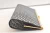 Authentic Christian Dior Trotter Clutch Hand Bag Canvas Leather Black 3779K