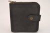 Authentic Louis Vuitton Monogram Compact Zip Bifold Wallet M61667 Junk 3780J