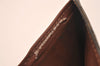 Authentic Louis Vuitton Monogram Compact Zip Bifold Wallet M61667 Junk 3780J