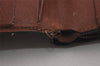 Authentic Louis Vuitton Monogram Compact Zip Bifold Wallet M61667 Junk 3780J