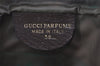 Authentic GUCCI Web Sherry Line Clutch Hand Bag Purse GG PVC Leather Brown 3781I
