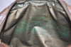Authentic GUCCI Web Sherry Line Clutch Hand Bag Purse GG PVC Leather Brown 3781I