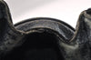 Authentic GUCCI Sherry Line Shoulder Bag GG PVC Leather Navy Blue Junk 3782I