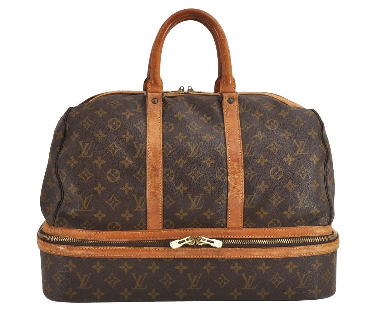 Authentic Louis Vuitton Monogram Sac Sport Travel Hand Bag M41444 LV 3782J