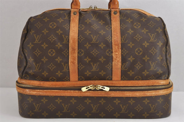 Authentic Louis Vuitton Monogram Sac Sport Travel Hand Bag M41444 LV 3782J
