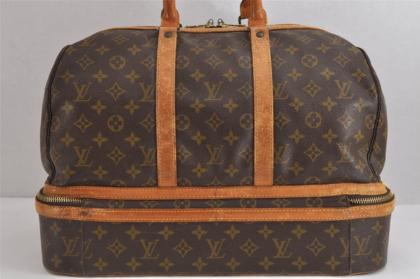 Authentic Louis Vuitton Monogram Sac Sport Travel Hand Bag M41444 LV 3782J