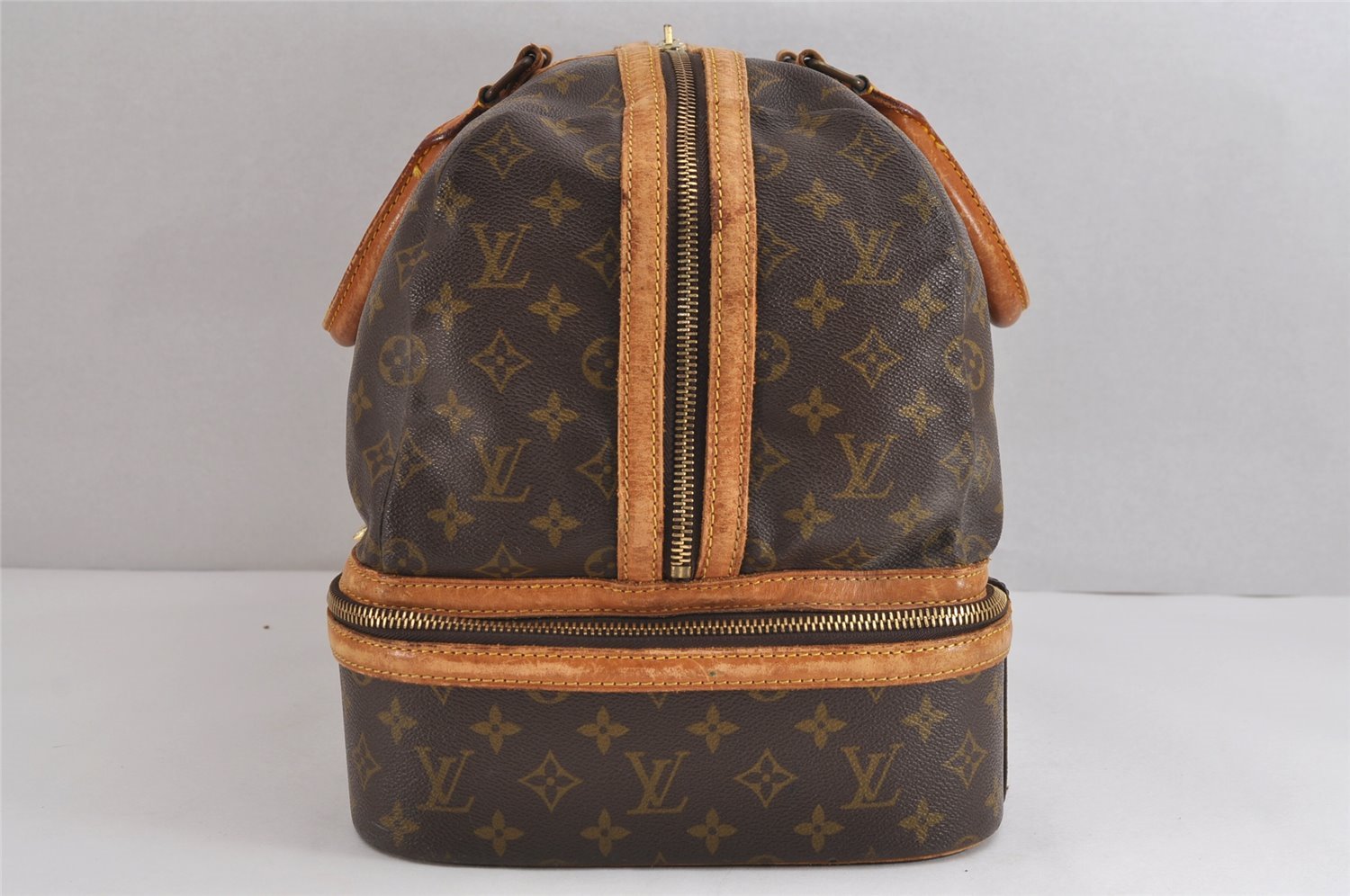 Authentic Louis Vuitton Monogram Sac Sport Travel Hand Bag M41444 LV 3782J