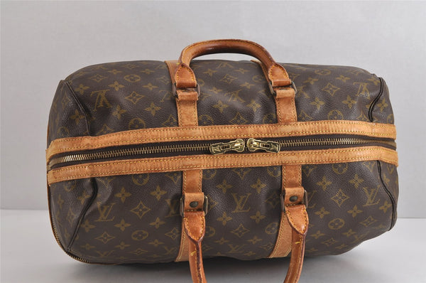 Authentic Louis Vuitton Monogram Sac Sport Travel Hand Bag M41444 LV 3782J