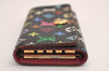 Louis Vuitton Monogram Multicolor Multicles 4 Key Case M93732 Black Pink 3783J