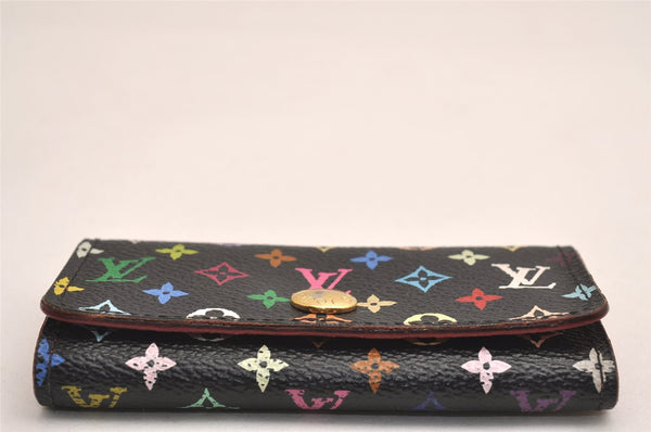 Louis Vuitton Monogram Multicolor Multicles 4 Key Case M93732 Black Pink 3783J