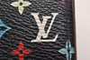 Louis Vuitton Monogram Multicolor Multicles 4 Key Case M93732 Black Pink 3783J