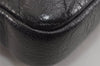 Authentic CHANEL Cambon Line Quilted CC Logo Calf Skin Shoulder Bag Black 3784J